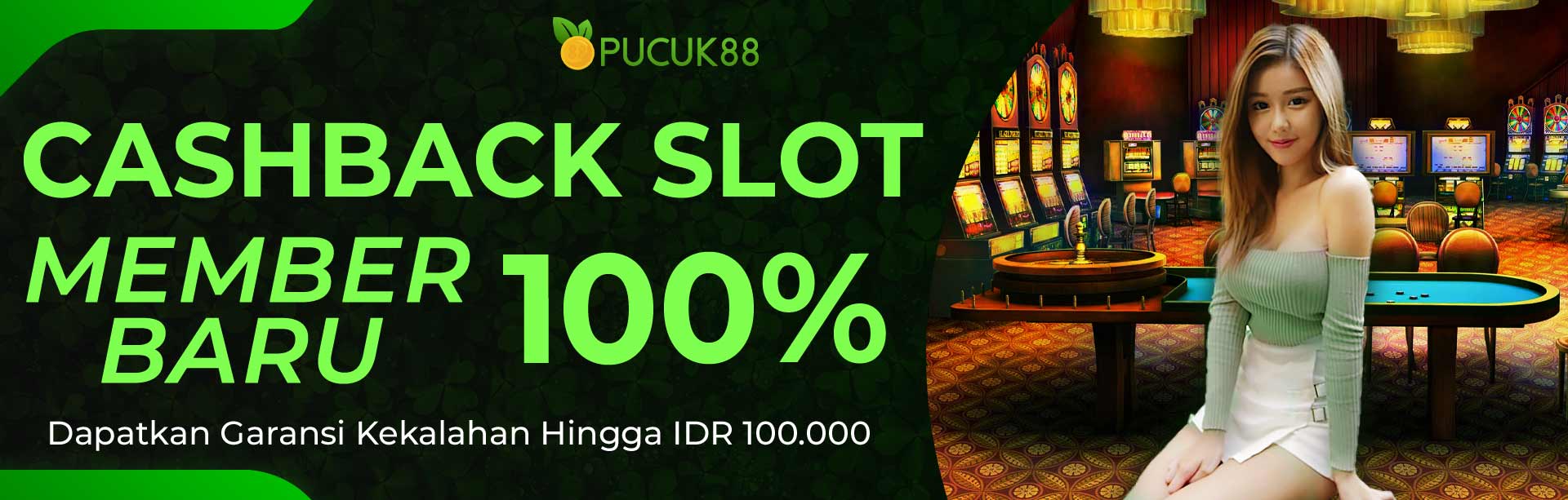 Bonus Cashback Slot 100% Member Baru